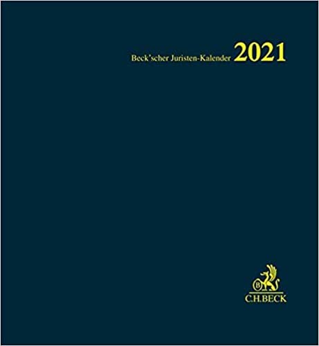 okumak Beck&#39;scher Juristen-Kalender 2021