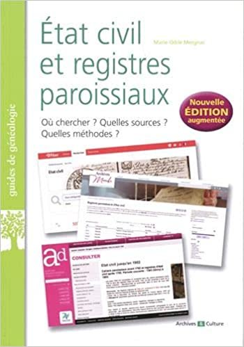 okumak État civil et registres paroissiaux: 2e édition augmentée (Guides de généalogie)
