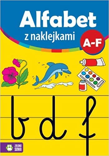 okumak Alfabet z naklejkami A-F