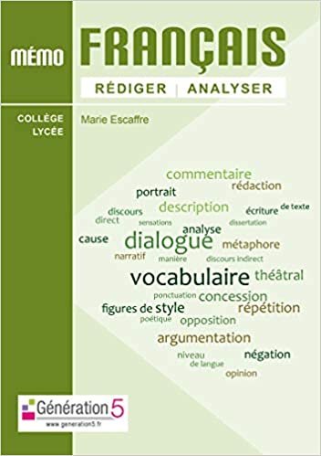 okumak Mémo Français Rédiger-Analyser (collège/lycée)