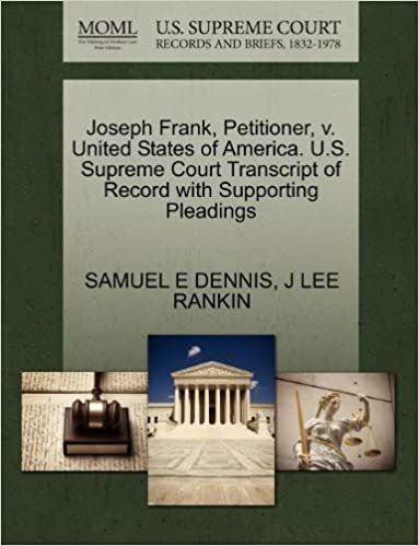 okumak Joseph Frank, Petitioner, v. United States of America. U.S. Supreme Court Transcript of Record with Supporting Pleadings