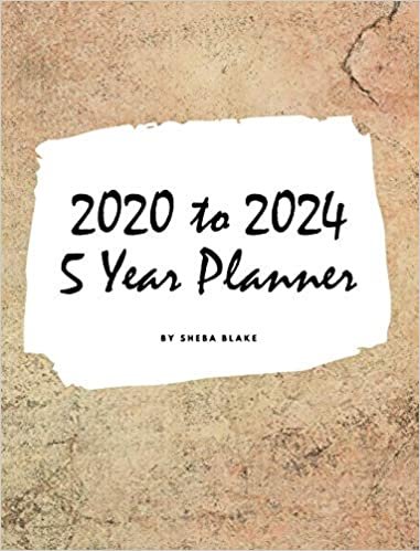 okumak 2020-2024 Five Year Monthly Planner (Large Hardcover Calendar Planner)