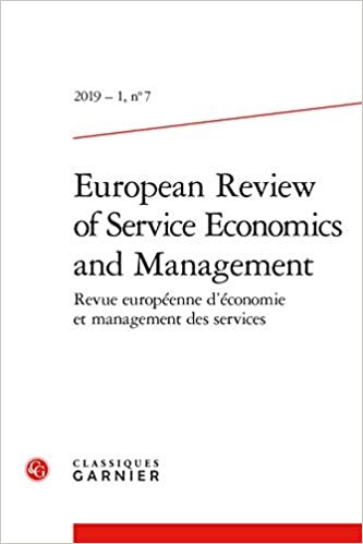okumak FRE-EUROPEAN REVIEW OF SERVICE (Revue Europeenne D&#39;economie Et Management Des Services): 2019 - 1, n° 7