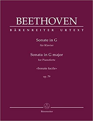 okumak Sonate für Klavier G-Dur op. 79 -Sonate facile-. Spielpartitur, BÄRENREITER URTEXT