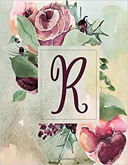 okumak R: Wine Green Floral 3-Year Monthly Calendar 2020-2022 (Wine Green Floral 3-Yr Calendar Alphabet Series - Letter R)