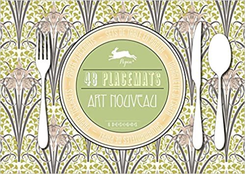 okumak Art Nouveau: Pepin Placemat Pad Vol. 03: Paper Placemat Pads