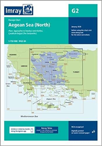 okumak G2 Aegean Sea (North): Passage Chart: 2020 (Imray G Charts)