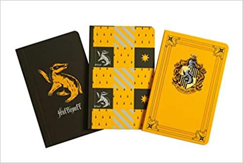 okumak Harry Potter: Hufflepuff Pocket Notebook Collection (Set of 3)