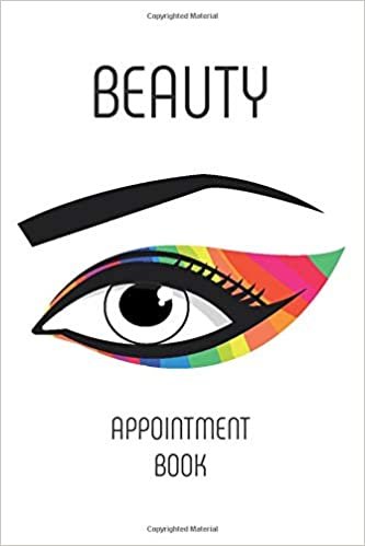 okumak Salon SPA Beauty Business MakeUp Appointment Book | Undated Daily Hourly Planner Journal Notebook Calendar | Start Any Time | 120 Pages: Book 15 min ... and Well Organized | Colorful Eye Design