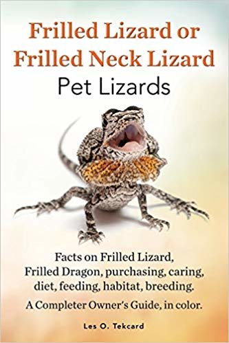 okumak Frilled Lizard or Frilled Neck Lizard, Pet Lizards, Facts on Frilled Lizard, Frilled Dragon, Purchasing, Caring, Diet, Feeding, Habitat, Breeding. A C