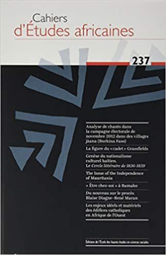 okumak Cahiers d&#39;études africaines, n°237 - Varia (CAHIERS D&#39;ETUDES AFRICAINES)
