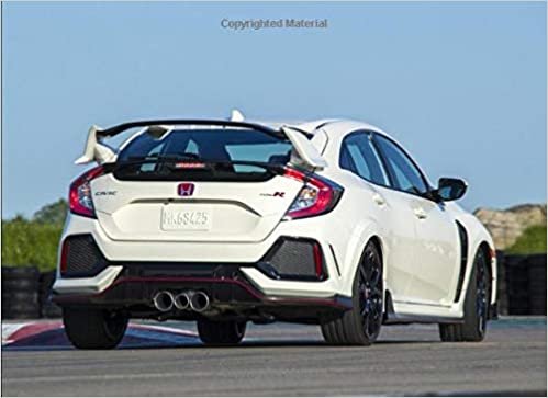 okumak Honda Civic Type R: 120 pages with 20 lines you can use as a journal or a notebook .8.25 by 6 inches.