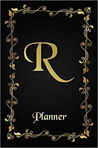 okumak R: Letter Journal Monogram Minimalist Lined Notebook To Do List Undated Daily Planner for Personal and Business Activities with Check Boxes to Help ... to Get Organized (9 x 6 inches 120 pages)