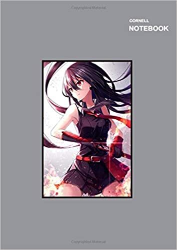 okumak Akame Ga Kill mini notebook for kids: 8.27 x 11.69 (International standard for paper A4 size), 110 Pages, Cornell notes.