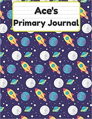 okumak Ace&#39;s Primary Journal: Grade Level K-2 Draw and Write, Dotted Midline Creative Picture Notebook Early Childhood to Kindergarten