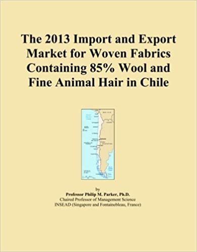 okumak The 2013 Import and Export Market for Woven Fabrics Containing 85% Wool and Fine Animal Hair in Chile
