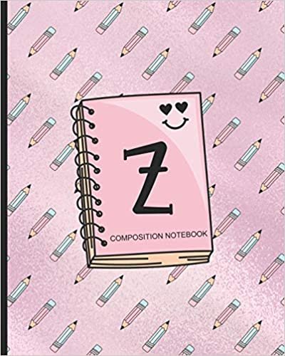 okumak Composition Notebook Z: Monogrammed Initial Primary School Wide Ruled Interior Notebook