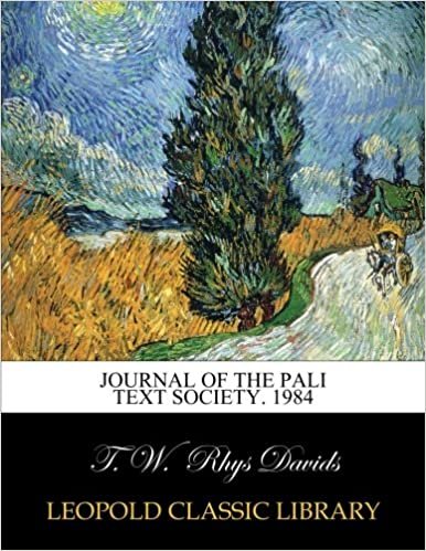 okumak Journal of the Pali Text Society. 1984