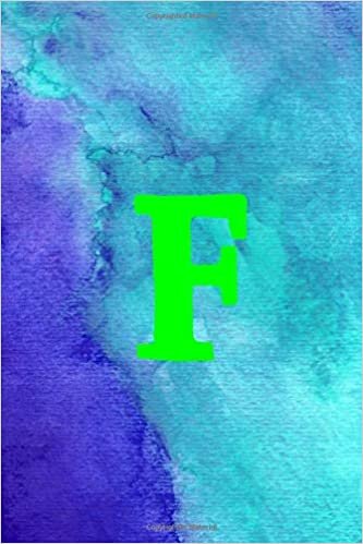 okumak F: 6x9 lined journal : abstract watercolor painting cover