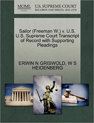 okumak Sailor (Freeman W.) v. U.S. U.S. Supreme Court Transcript of Record with Supporting Pleadings