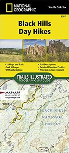 Black Hills Day Hikes Map
