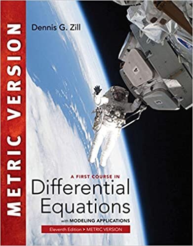 okumak A First Course in Differential Equations with Modeling Applications, International Metric Edition