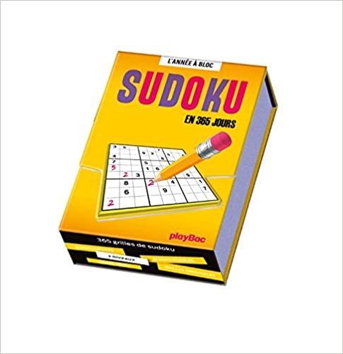 okumak Calendars and postcards: Sudoku en 365 jours (P.BAC.ANNE.BLOC)