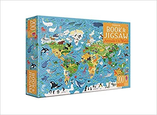 okumak Animals of the World Book and Jigsaw (Usborne Book and Jigsaw)