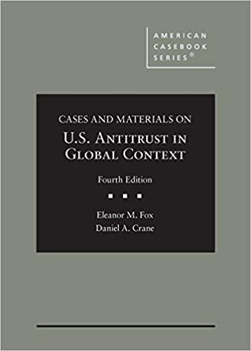 okumak Cases and Materials on United States Antitrust in Global Context (American Casebook Series)