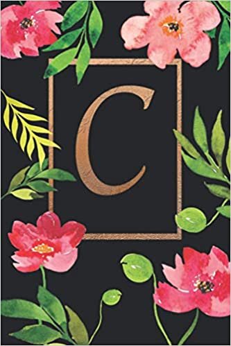okumak C: Initial Letter C Monogram Personalized Journal For Women And Girls - Blank Lined College Ruled Notebook Journal Planner Diary - Rose Gold Letter ... Art Cover Design - 6 x 9, 120 Paper Pages