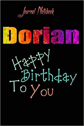 okumak Dorian: Happy Birthday To you Sheet 9x6 Inches 120 Pages with bleed - A Great Happybirthday Gift