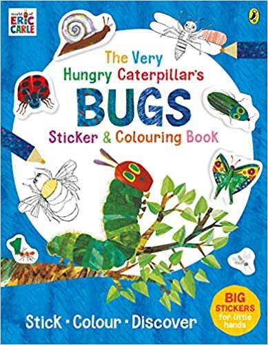okumak The Very Hungry Caterpillar&#39;s Bugs Sticker and Colouring Book