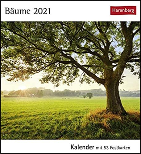 okumak Bäume 2021: Kalender mit 53 Postkarten