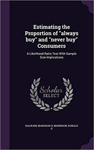 okumak Estimating the Proportion of &quot;always buy&quot; and &quot;never buy&quot; Consumers: A Likelihood Ratio Test With Sample Size Implications
