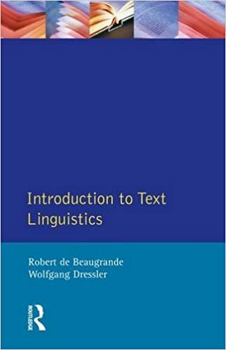 okumak Introduction to Text Linguistics