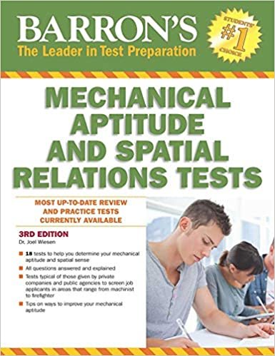 okumak Barron&#39;s Mechanical Aptitude and Spatial Relations Test, 3rd Edition