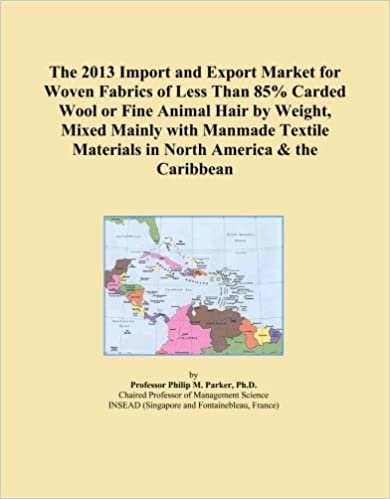 okumak The 2013 Import and Export Market for Woven Fabrics of Less Than 85% Carded Wool or Fine Animal Hair by Weight, Mixed Mainly with Manmade Textile Materials in North America &amp; the Caribbean