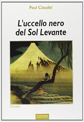 okumak L&#39;uccello nero del Sol levante