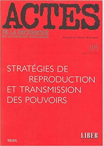 okumak Actes de la recherche en sciences sociales, n°105, Stratégies de reproduction et transmission des po