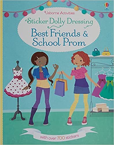 okumak Usborne - Sticker Dolly Dressing Best Friends and School Prom