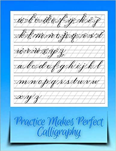 okumak Practice Makes Perfect Calligraphy: Transform Your Life Through Handwriting - Caligraphy Kits With Pen For Beginners Creative Lettering Handbook, Hand Lettering Design Workbook Minful Lettering