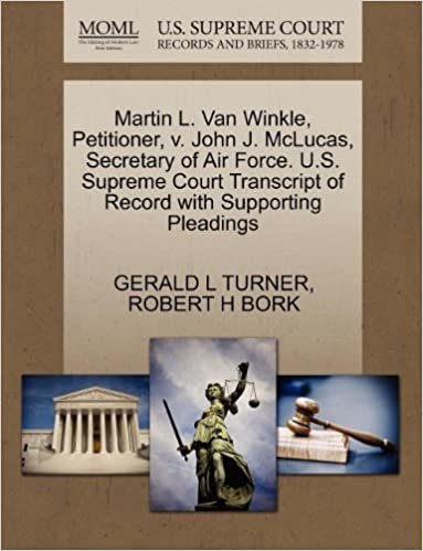 okumak Martin L. Van Winkle, Petitioner, v. John J. McLucas, Secretary of Air Force. U.S. Supreme Court Transcript of Record with Supporting Pleadings