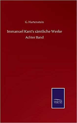 okumak Immanuel Kant&#39;s sämtliche Werke: Achter Band