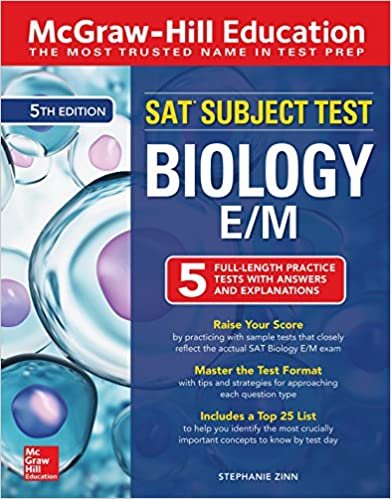 okumak McGraw-Hill Education SAT Subject Test Biology, Fifth Edition
