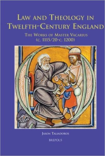 okumak Law and Theology in Twelfth-Century England: The Works of Master Vacarius (C.1115/1120-C.1200) (Disputatio)