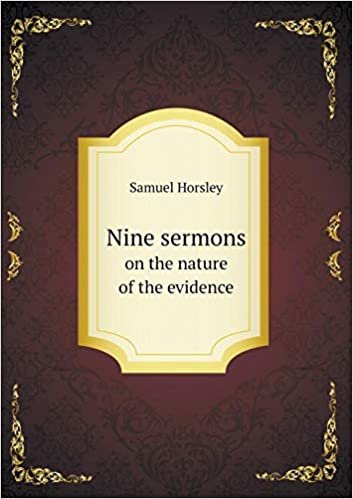 okumak Nine Sermons on the Nature of the Evidence