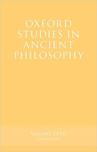 okumak Oxford Studies in Ancient Philosophy: 58