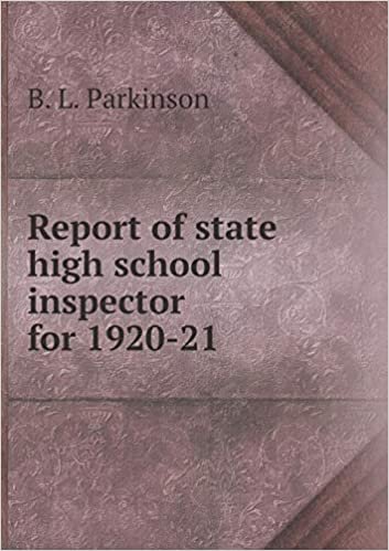 okumak Report of state high school inspector for 1920-21