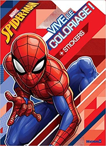 okumak Marvel Spider-Man Vive le coloriage ! (Fond formes géométriques)