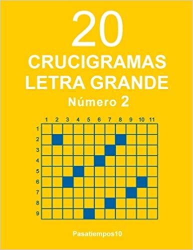 okumak 20 Crucigramas Letra Grande - N. 2: Volume 2